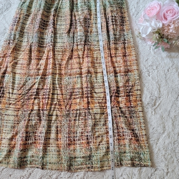 Suzie Winkle Paris Multicolor Side Button Long Skirt Size EU 34 - Picture 12 of 14